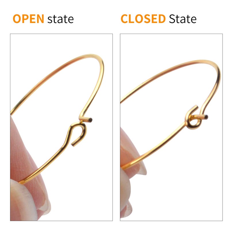 Jdesun 200pcs 25mm Wine Glass Charm Rings Earring Beading Hoop Jewelry Making Findings for DIY Wine Glasses Markers Party Wedding Festivals Decoration,4 Colors - Image 4